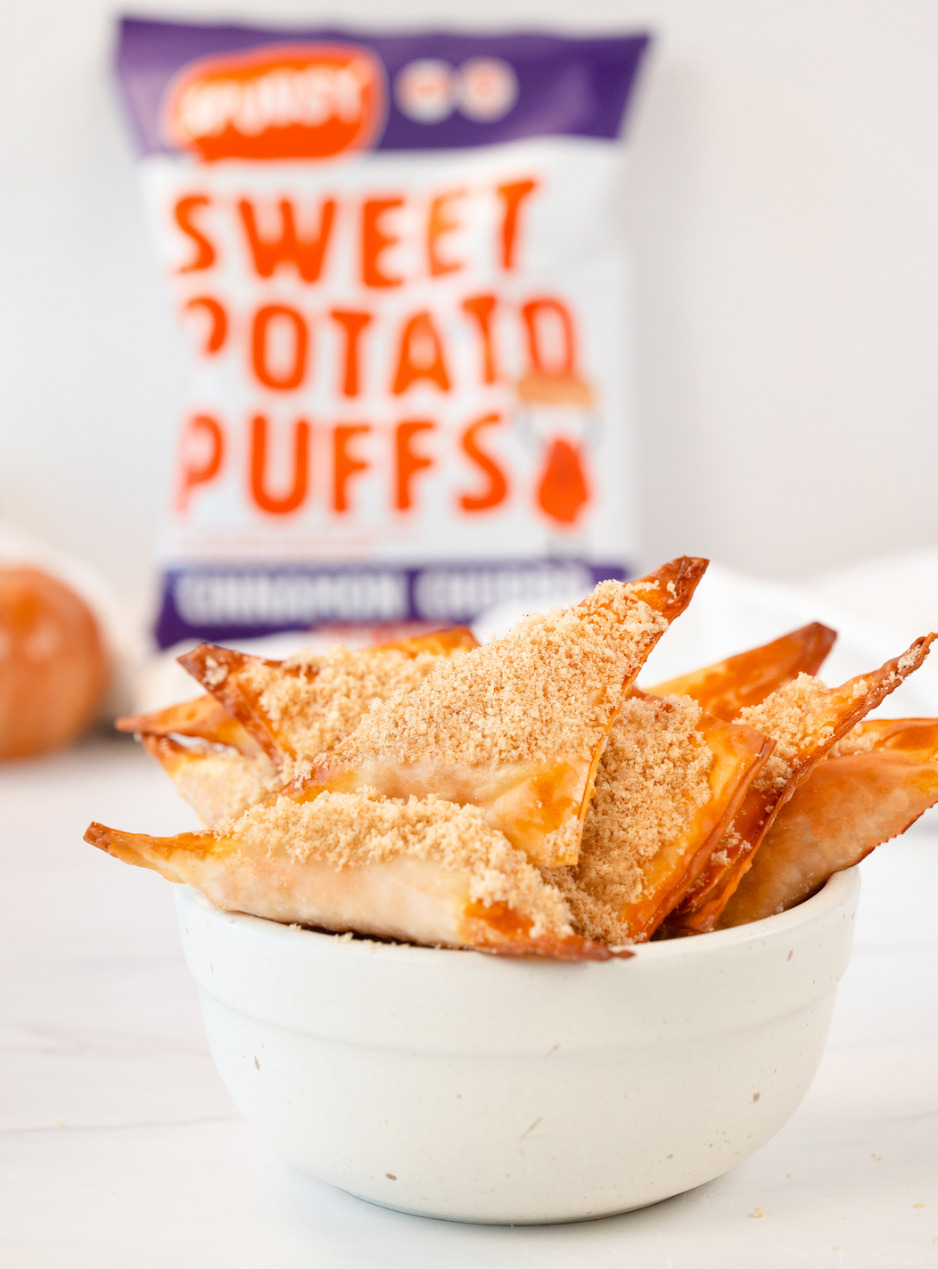 Pumpkin Spice Churro Wontons